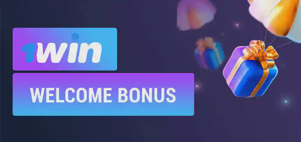 1win welcome bonus structure showing 500% package up to 52,000 BDT